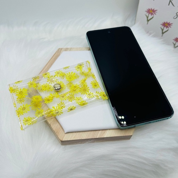 Floral Clear Card Case Wallet Bundle 3 - Picture 9 of 10